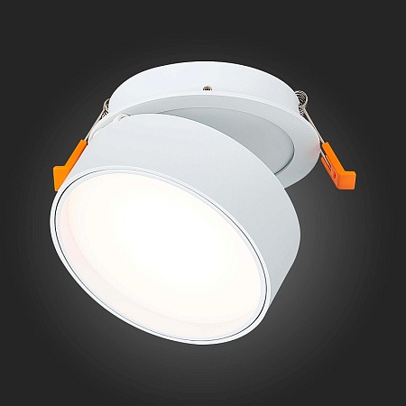 Встраиваемый поворотный светильник Белый LED 1*14W 3000K 1 100Lm Ra>90 120° IP20 D105xH ST651.538.14 - фото