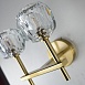 Бра Boule De Cristal Double Sconce Brass Imperiumloft 73769-22 - фото