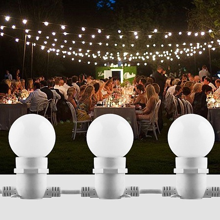 Лампа светодиодная Feron LB-37 Шарик матовый E27 1W 230V 2700K - фото