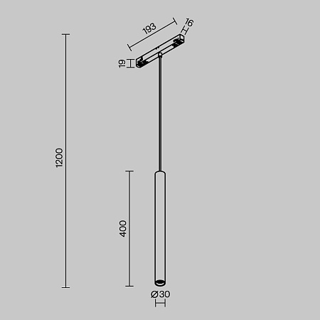 Трековый светильник Technical TR226-4-5WTW-M-DSZ-B - фото