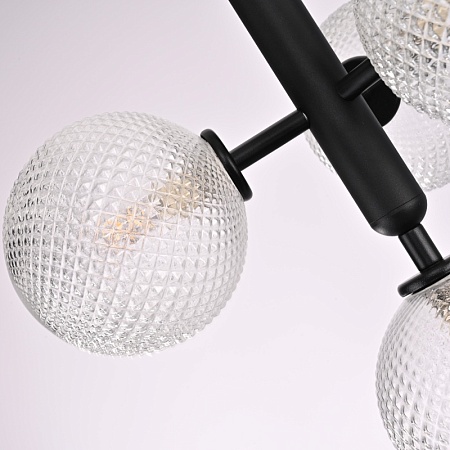 Подвесной Светильник Raffin 4 Transparent Black Imperiumloft 177908-26 - фото