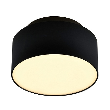 Светильник потолочный Черный LED 1*12+5W 3000K 1 190Lm Ra>90 120 ° IP20 D115xH62 85-265 ST166.432.17 - фото