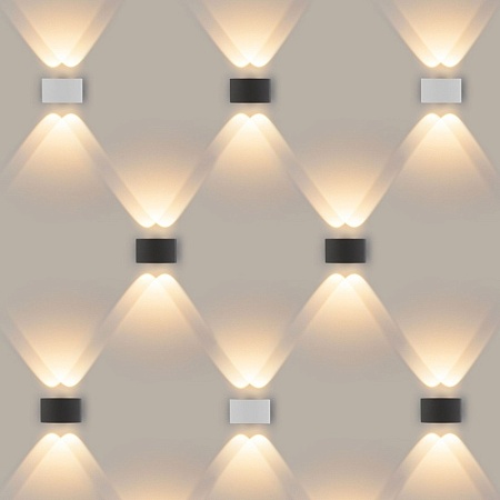 Пылевлагозащи&lt;wbr&gt;щенный светодиодный светильник Twinky Double серый IP54 1555 Techno LED серый - фото