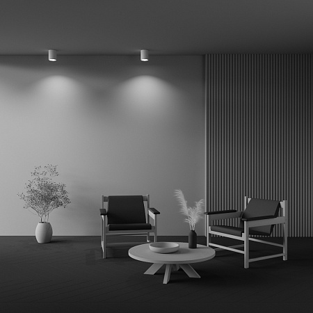 Потолочный светильник Technical Conik gyps C001CW-01W - фото