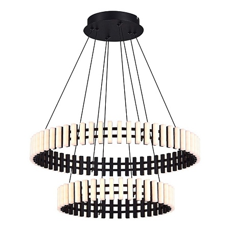 Люстра подвесная ST-Luce Черный/Белый LED 1*65W 3000K SL6203.403.65 - фото