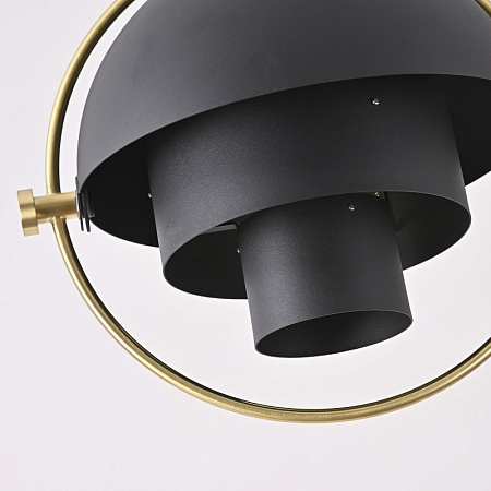 Люстра Louis Weisdorff Gubi Multi-Lite Suspension Lamp Black Imperiumloft 123433-22 - фото