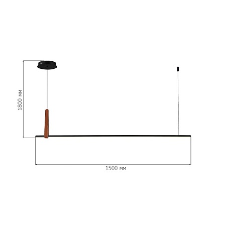 Светильник подвесной ST-Luce Черный/Черный, Терракотовый LED 1*24W 4000K SL6131.403.24 - фото