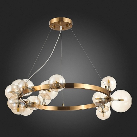 Светильник подвесной ST-Luce Бронза/Коньячный G4 15*5W SL1165.303.15 - фото