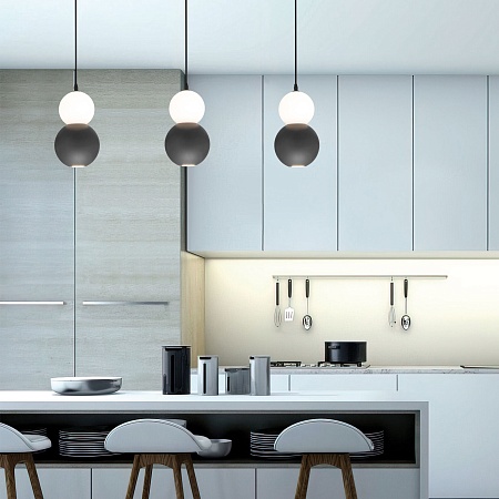 Подвесной светильник Eurosvet 50251/1 LED серый - фото