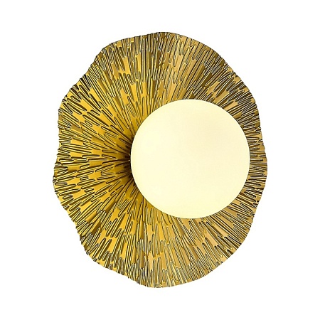 Светильник настенный Латунь/Белый G9 1*5W 4000K SLE1196-301-01 - фото