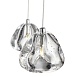 Светильник подвесной ST-Luce Хром/Прозрачный с пузырьками воздуха LED 3*3W 3000K SL6017.101.03 - фото