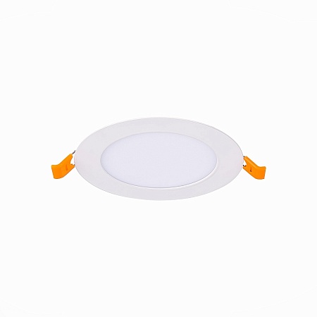 Св-к встр. Белый LED 1*6W 3000K 330Lm Ra80 110° IP20 D120xH8 90-265V ST209.538.06 - фото
