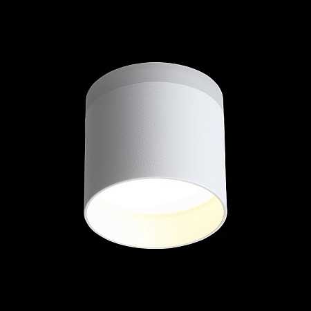 Светильник потолочный Белый LED 1*9W 3000K 702Lm Ra>80 120° IP20 D79xH75 170-240V ST102.502.09 - фото
