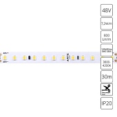 Светодиодная лента 48V 7,2W/m 4000К 30м Arte Lamp TAPE A4812010-04-4K