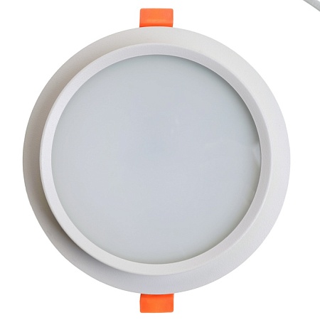 Светильник встраиваемый Feron DL704 потолочный GX70 белый круг IP44 - фото