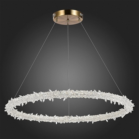 Люстра подвесная ST-Luce Золотистый/Прозрачный LED 1*73W 3000 - 6500K SL6105.213.01 - фото