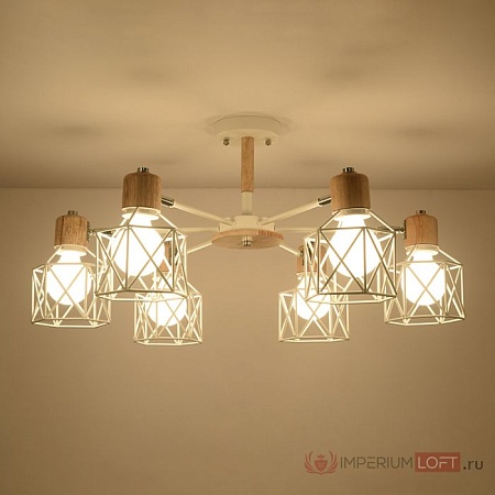 Потолочная Люстра Corf B3 Yellow 6 Lamps Imperiumloft 192773-26 - фото