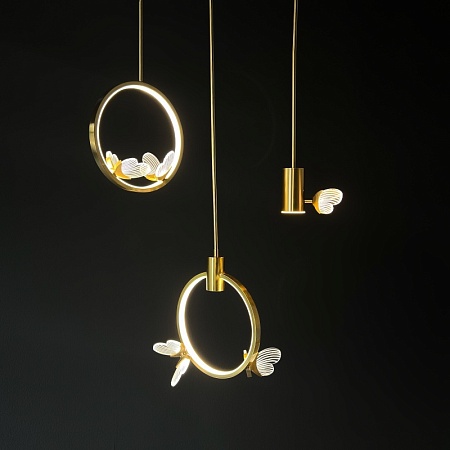 Подвесной Светильник Babetta Ring 1 L320 Brass 4000К Imperiumloft 186735-23 - фото