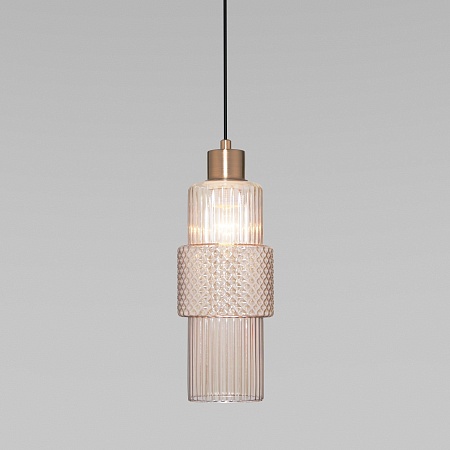 Подвесной акцентный светильник Eurosvet 50209/1 бронза - фото