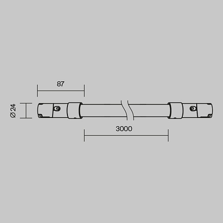 Трековый светильник Technical Tau TR209-1-48W3K-B - фото