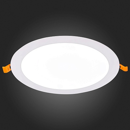Св-к встр. Белый LED 1*18W 4000K 1 350Lm Ra80 110° IP20 D225xH8 90-265V ST209.548.18 - фото