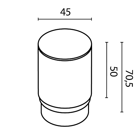 Матовый рассеиватель для Focus Led 5Вт - фото
