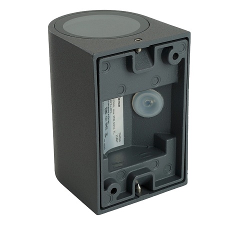 Светильник садово-парковый Feron DH014,на стену, GU10 230V, серый - фото