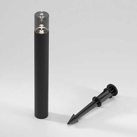 Светильник садово-парковый светодиодный Hidden черный 35166/F черный Elektrostandard - фото