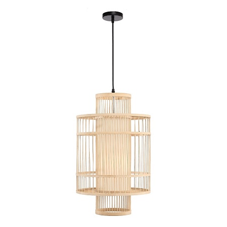 Светильник подвесной ST-Luce Древесный/Белый E27 1*40W SL6241.523.01 - фото