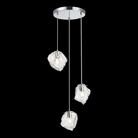 Светильник подвесной ST-Luce Хром/Прозрачный E14 3*40W SL1175.103.03 - фото
