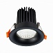 Св-к встр. Черный LED 1*10W 4000K 900Lm Ra>90 38° IP20 D85xH75 170-240V ST703.448.10 - фото