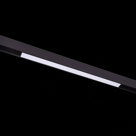 Магнитный трековый светильник Черный LED 1*12W 3000K 780Lm Ra>90 120 IP20 L406xW22xH44 ST360.436.12 - фото
