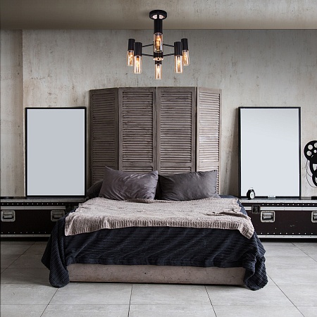 Потолочный светильник Eurosvet 70125/6 черный - фото