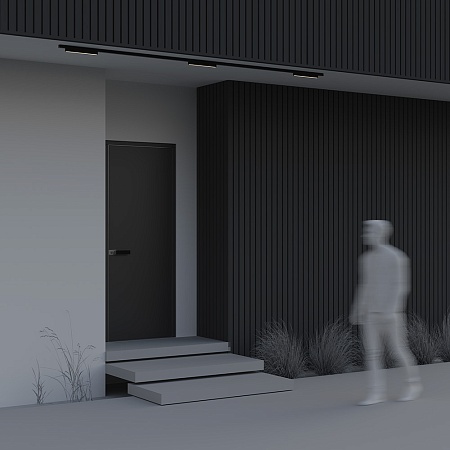 Уличный трековый светильник Outdoor O-TR02-1-S-12WB4K - фото