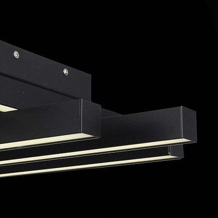 Люстра потолочная ST-Luce Черный/Белый,Черный LED 1*36W 3000K/4000K/6000K SL933.402.06 - фото