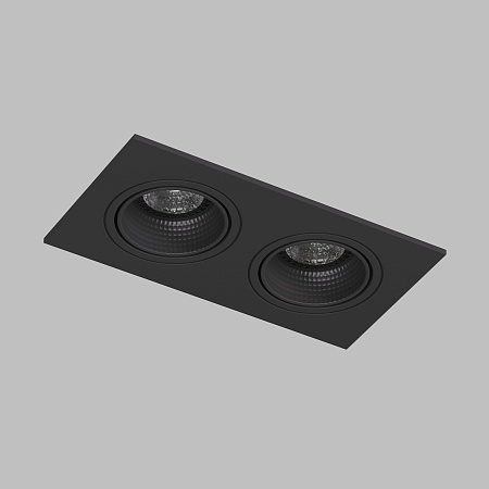 DK3072-BK Встраиваемый светильник, IP 20, 10 Вт, GU5.3, LED, черный/черный, пластик - фото