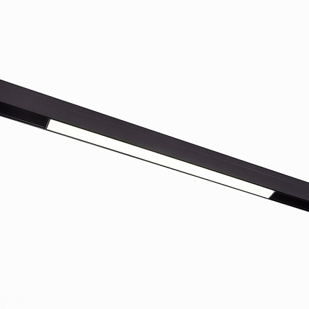 Магнитный трековый светильник Черный LED 1*12W 3000K 780Lm Ra>90 120 IP20 L406xW22xH44 ST360.436.12 - фото