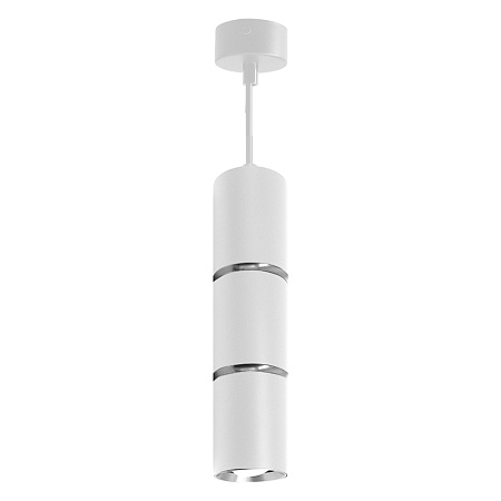Светильник потолочный Feron ML1868 Barrel ZEN levitation на подвесе MR16 35W 230V, белый, хром, 55*180 - фото