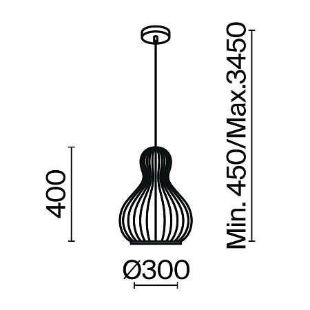 Подвесной светильник Maytoni MOD192PL-01W1 - фото