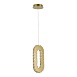 Светильник подвесной ST-Luce Золотистый/Золотистый, Прозрачный LED 1*9W 3000K SL6506.203.01 - фото