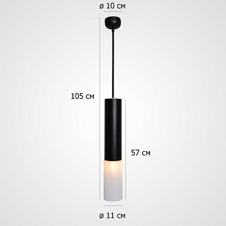 Подвесной Светильник Tevra Black D11 Imperiumloft 320045-23 - фото