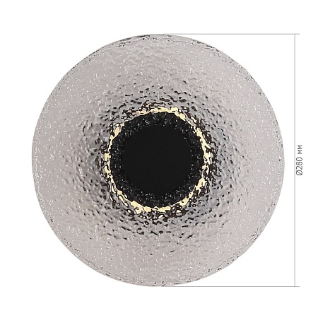 Светильник настенный ST-Luce черный/дымчатый LED 1*7W 4000K SL6142.411.01 - фото