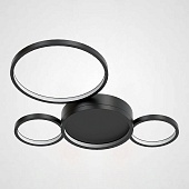 Потолочная Люстра В Виде Колец Twine 4 Rings Black Imperiumloft 204612-26