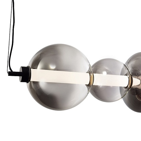 Светильник подвесной ST-Luce Черный/Дымчато-Серый LED 1*40W 3000K SL6119.413.40 - фото
