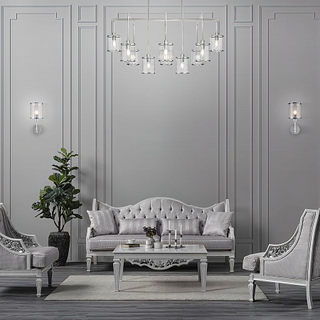 Потолочный светильник Eurosvet 60144/10 хром - фото