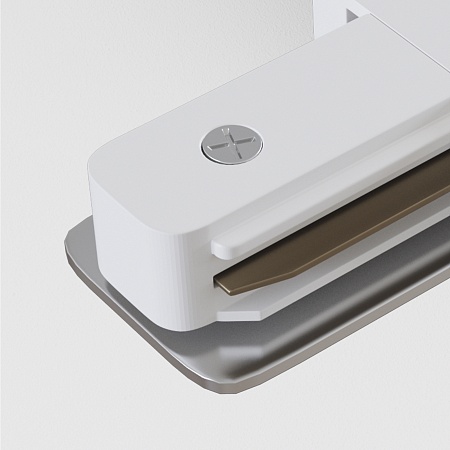 Коннектор Х-образный Unity встраиваемый белый - фото