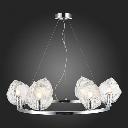 Люстра подвесная ST-Luce Хром/Прозрачный E14 6*40W SL1175.103.06 - фото