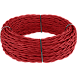 Ретро кабель витой 3х2,5 красный 20 м (под заказ) Ретро кабель витой  3х2,5  (красный) - фото