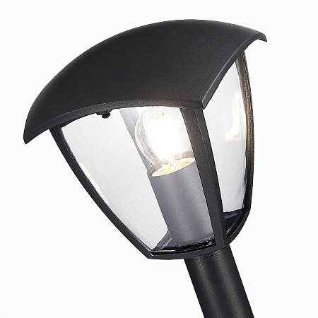Светильник уличный наземный ST-Luce Черный/Черный, Прозрачный E27 1*40W SL081.405.01 - фото