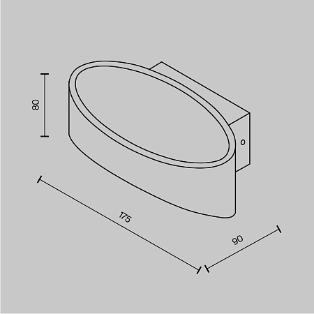 Настенный светильник (бра) Technical Trame C806WL-L5W - фото